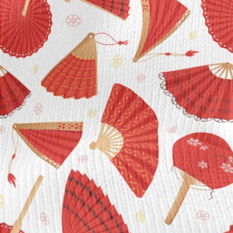 Japanese Red Fan Stretch Jersey