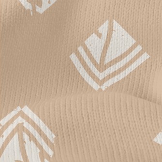 Mottled Diamond Pattern Stretch Jersey