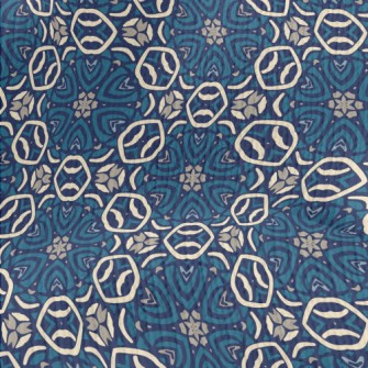 Gorgeous Blue Kaleidoscope Stretch Jersey