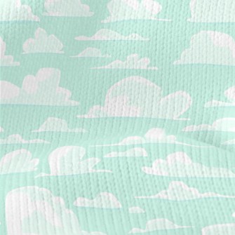 Cute Cartoon Sky Stretch Jersey