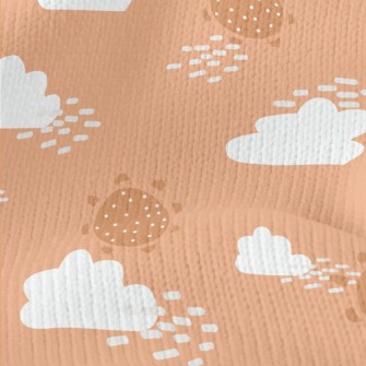 Orange Sky And Sun Stretch Jersey