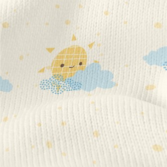 Cute Texture Sunny Day Stretch Jersey