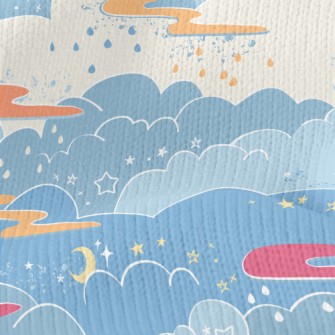 Fantasy Fairy Tale Sky Stretch Jersey