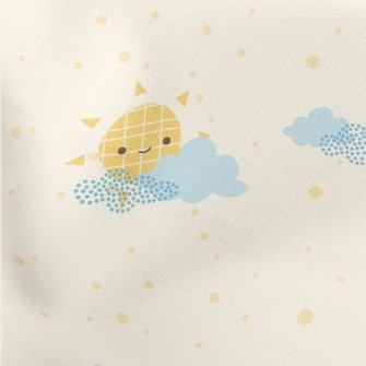 Cute Texture Sunny Day Lightweight Cotton Poplin