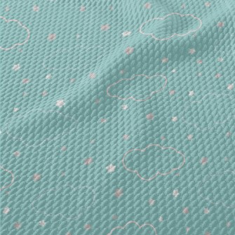 Exquisite And Lovely Starry Sk Birdseye Piqué