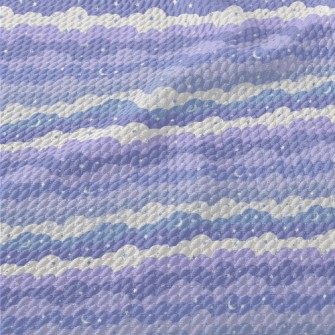 Magic Purple Night Sky Birdseye Piqué
