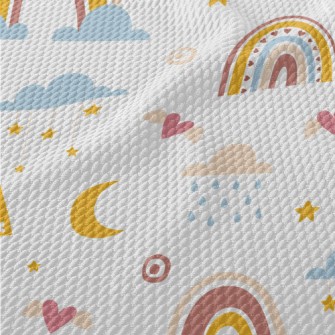 Fairytale Love Rainbow Birdseye Piqué