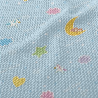 Starry Dream Stickers Birdseye Piqué
