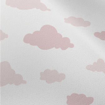 Cute Pink Clouds Chiffon