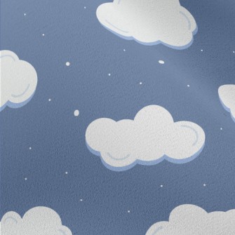 Cartoon Snowy Sky Chiffon