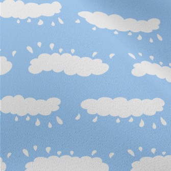 Rainy Day Hand Drawn Doodles Chiffon