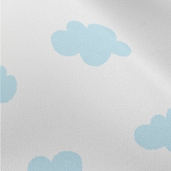 Light Blue Clouds Chiffon