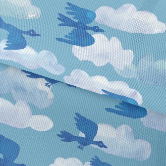 Watercolor Hand Drawn Migrator Waterproof Oxford