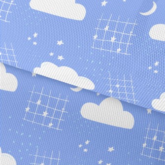 Hand Drawn Stars In The Night  Waterproof Oxford