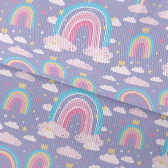 Fantasy Crown Rainbow Waterproof Oxford