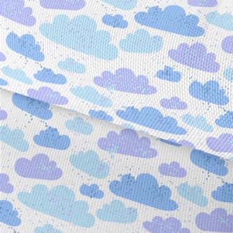 Blue Purple Clouds Waterproof Oxford