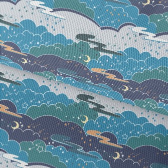 Magic Fairy Tale Night Sky Waterproof Oxford