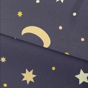 Cartoon Stars And Moon Waterproof Oxford