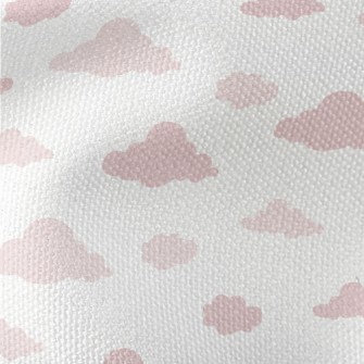 Cute Pink Clouds Waterproof Canvas