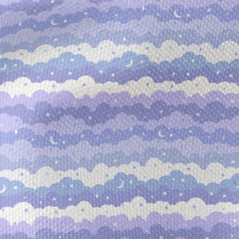 Magic Purple Night Sky Waterproof Canvas