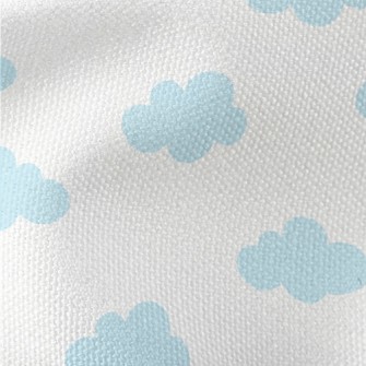 Light Blue Clouds Waterproof Canvas