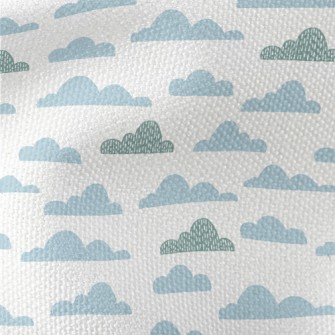 Hand Drawn Pattern Clouds Waterproof Canvas