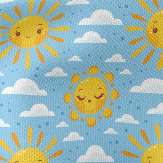 Cute Cartoon Sun Waterproof Canvas