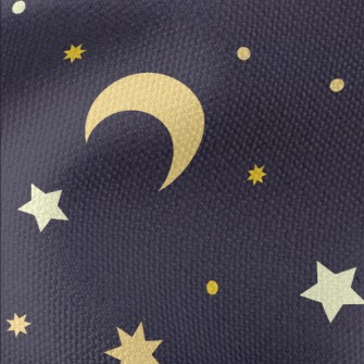 Cartoon Stars And Moon Waterproof Canvas