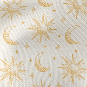 Hand Drawn Sun And Moon Symbol Waterproof Canvas