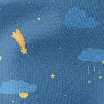 Cute Night Shooting Star Waterproof Canvas