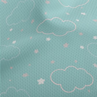 Exquisite And Lovely Starry Sk Athletic Mesh Flat Back