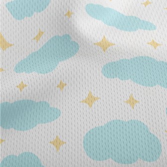 Fairy Tale Cute Starry Sky Athletic Mesh Flat Back