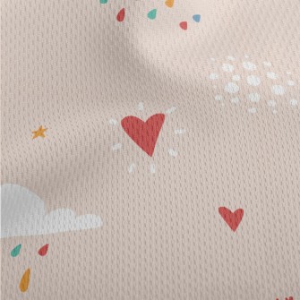 Shooting Stars And Rainbows Athletic Mesh Flat Back