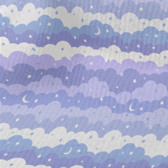 Magic Purple Night Sky Terry