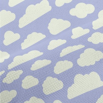 Blue Sky With Clouds Performance Linen
