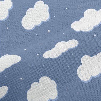 Cartoon Snowy Sky Performance Linen