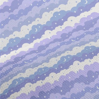 Magic Purple Night Sky Performance Linen