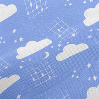 Hand Drawn Stars In The Night  Performance Linen