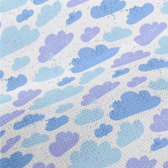 Blue Purple Clouds Performance Linen