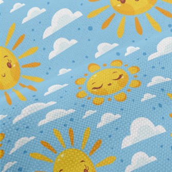 Cute Cartoon Sun Performance Linen