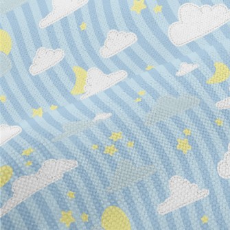 Star Theme Patch Performance Linen