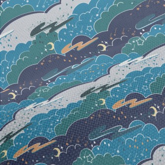 Magic Fairy Tale Night Sky Performance Linen