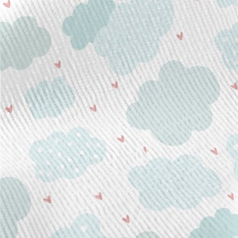 Hand Drawn Clouds And Love Hea Standard Corduroy