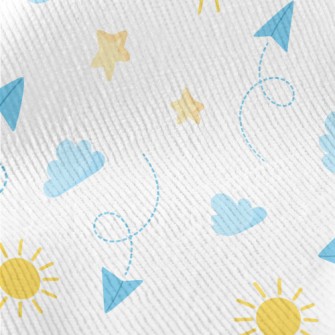 Paper Airplane And Sky Standard Corduroy