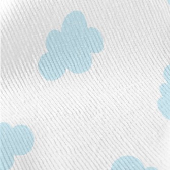 Light Blue Clouds Standard Corduroy