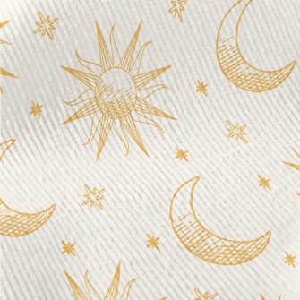 Hand Drawn Sun And Moon Symbol Standard Corduroy
