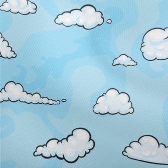 Cartoon Blue Clouds Dobby