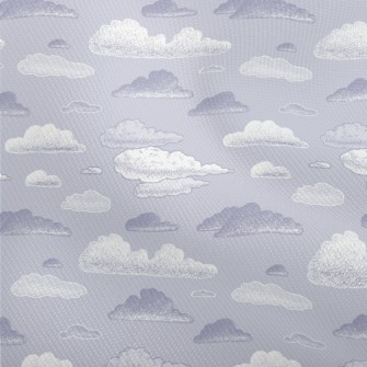 Purple Hand Drawn Clouds Dobby