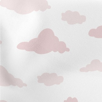 Cute Pink Clouds Stretch Ponte