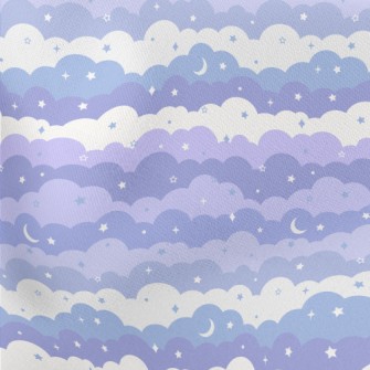 Magic Purple Night Sky Stretch Ponte